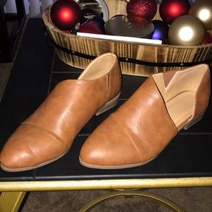 Brown booties